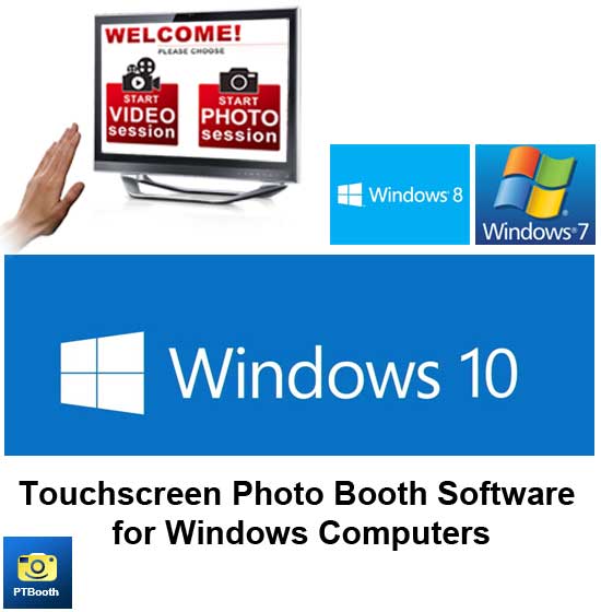 PTBooth A1 PLUS designed for Windows 10, Windows 8, Windows 7