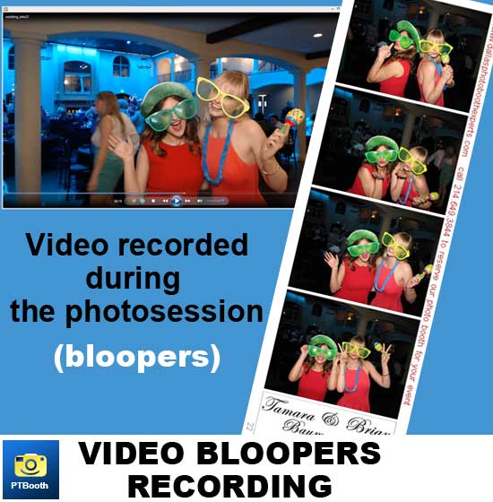 PTBooth A1 PLUS has the ability to record video during photo session - Photo Booth Bloopers